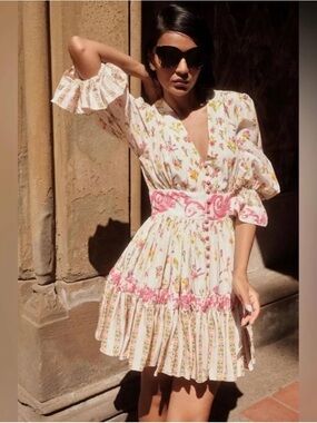 ✨ NWT Là Fuori Lyrical Ruffle Mini Dress ✨ SOLDOUT